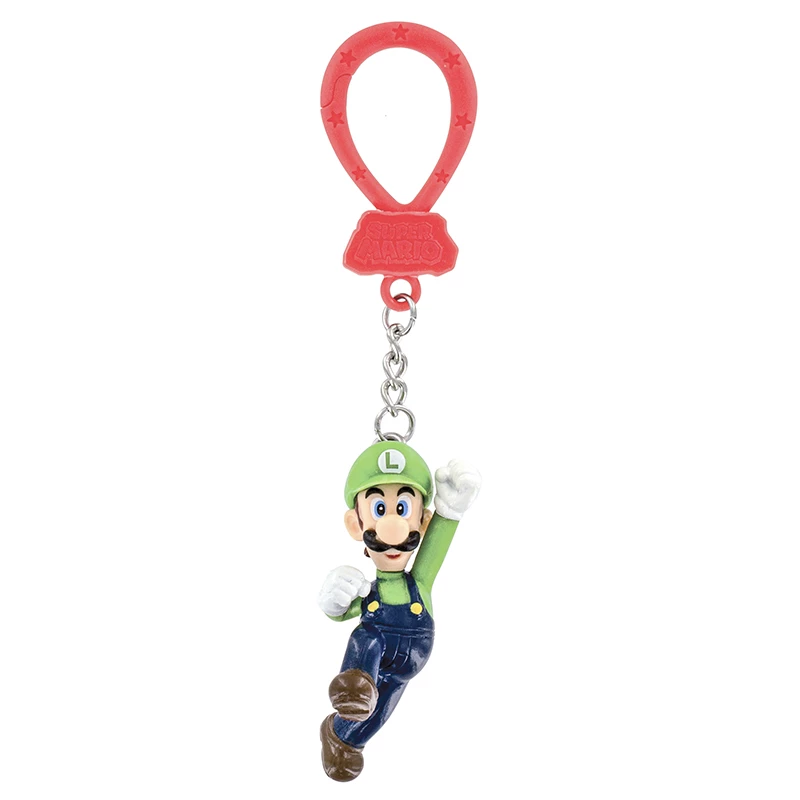 Backpack Buddies raktų pakabukų rinkinys Paladone Super Mario, CDU, 24 vnt. – įvairūs veikėjai, kolekcionuojami aksesuarai