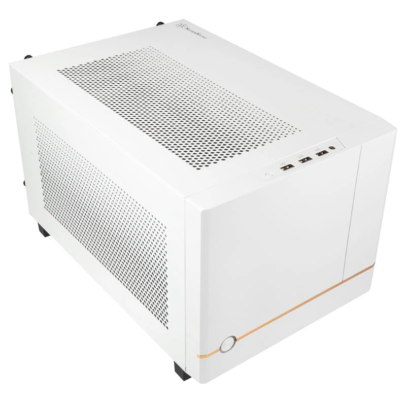 SilverStone SST-SG14W Sugo 14 Mini-ITX korpusas - Baltas