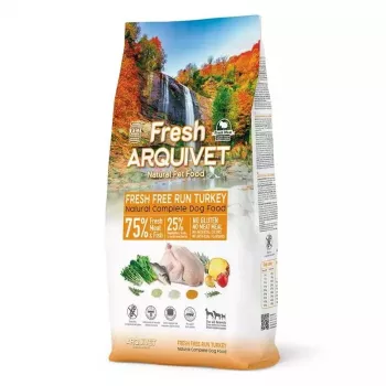 Pusiau drėgnas šunų ėdalas ARQUIVET Fresh Turkey and Fish 10 kg