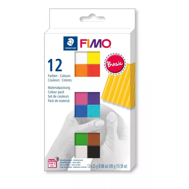 Modeliavimo molis Staedtler FIMO 8023 C įvairių spalvų