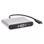 SilverStone SST-EP06C USB 3.1 Type-C į VGA / USB Type-C / USB Type-A adapteris-šakotuvas