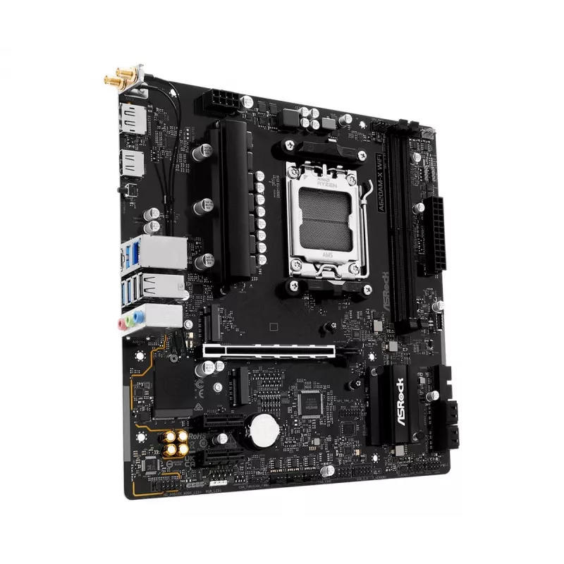 ASRock A620AM-X WiFi AMD A620 AM5 Micro-ATX pagrindinė plokštė