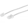 Telefono kabelis ShiverPeaks BS70253-W 3 m RJ-11 / RJ-45