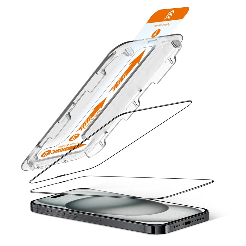 Grūdintas stiklas iPhone 15 (2 vnt.) EasyShiel