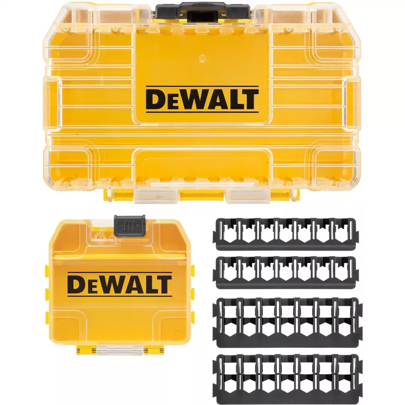 Dėžė įrankiams DeWalt DT70801 ToughCase maža nešiojama su patikimais užraktais