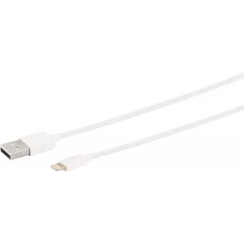 Lightning kabelis S/CONN 14-12048 5 m baltas USB A jungtis