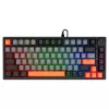 Savio ASTRAL BLACK JADE 3 COLOURS klaviatūra žaidimams USB QWERTY US International