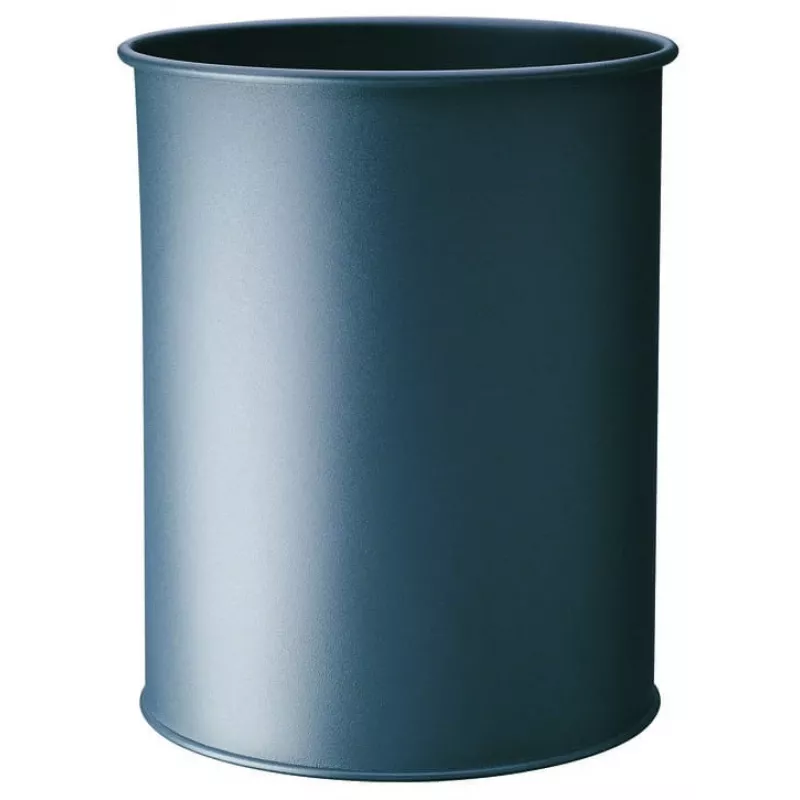 Durable 330158 15 L apvali metalinė šiukšliadėžė antracitinė
