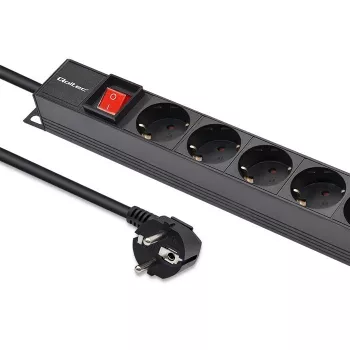 Qoltec aliumininis PDS stovo montavimui | 16A | 16 x Schuko | Vertikalus | 1,8 m