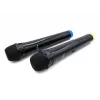 Pridėtinis karaoke mikrofonas MEDIA-TECH MT395 Accent Pro – laidinis, juodas, įjungimo/išjungimo jungiklis, maks. atstumas 20 m, 2 vnt. pakuotė