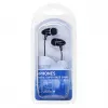 Laidinės ausinės VAKOSS LT-437EX, į ausį, 3,5 mm, 1 m, 32 Ω, 20–20000 Hz, uždaros, juodos