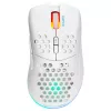 Belaidė RF pelė žaidimams Deltaco GAM-120-W, balta, USB Type-C
