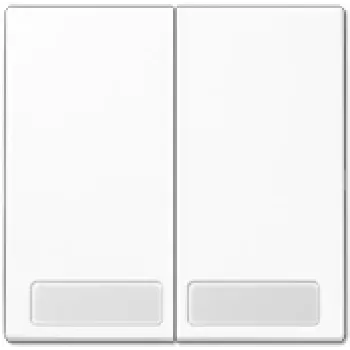 Jung LS 995 NA WW — dangtelis / jungiklio apdailos rėmelis, baltas, IP44, tinka 505 U/509 U/505 TU/509 TU/535 U/539 U/532-4 U