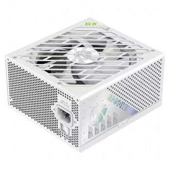 Gamemax GX PRO 1250G WH maitinimo blokas, 1250 W, 80 PLUS Gold, pilnai modulinis, baltas