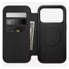 Nomad Modern Leather Folio dėklas iPhone 17 Pro, oda + aliuminis, 6,3 colio (16 cm), Tan, 3 kortelių kišenės