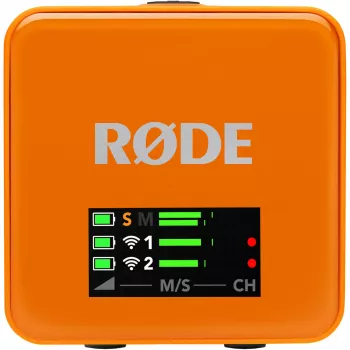 RØDE Wireless GO III Orange - belaidė mikrofono sistema (oranžinė)
