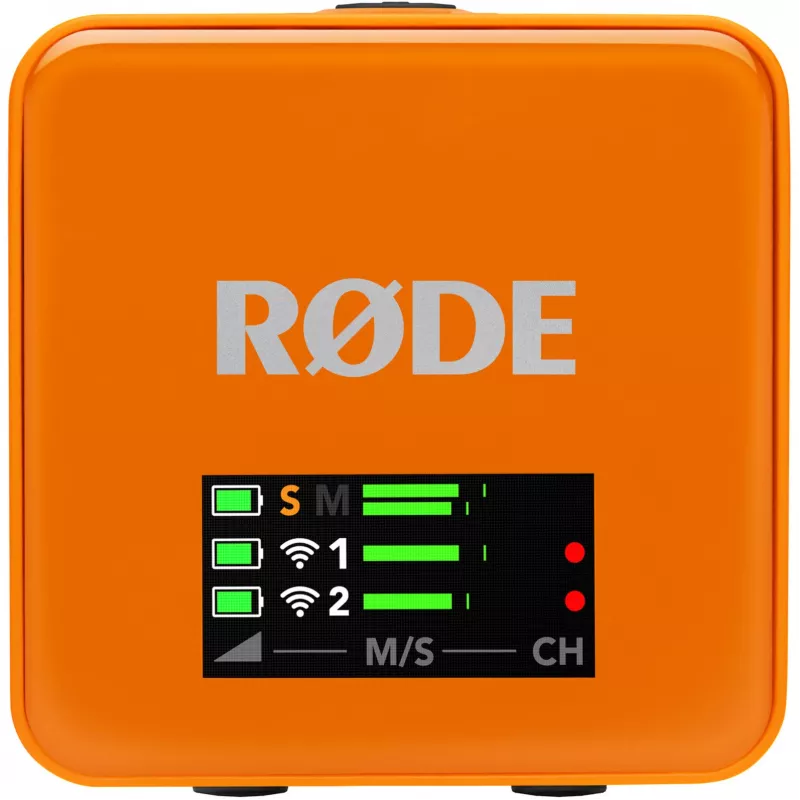 RØDE Wireless GO III Orange - belaidė mikrofono sistema (oranžinė)