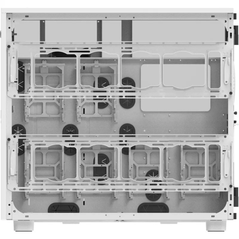 Korpusas Thermaltake AX700 Grand Tour E-ATX su stikliniu šoniniu dangteliu (Baltas)