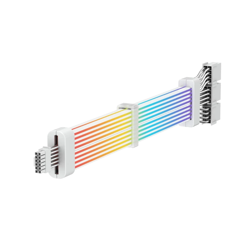 Gamemax 12VHPWR CABLE-BK modulinis kabelis baltas