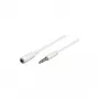 Wentronic Goobay 3,5 mm lizdo ilginimo laidas, baltas, 5 m - 3,5 mm kištukas (4 kontaktai, stereo) > 3,5 mm lizdas (4 kontaktai, stereo) (62364)