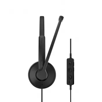 Ausinės EPOS IMPACT 100 UC Stereo USB-C+A laidinės lengvos patogios
