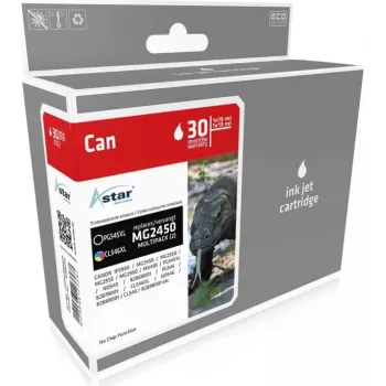 ASTAR CAN. MG2450 (2) be lusto, juoda 400 lapų / spalvota 300 lapų (AS46245)
