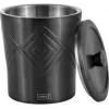 Lurch 00240795 ledo kibiras dvigubos sienelės nerūdijantis plienas tamsiai pilkas 1,5 L, Ø14,8 cm A18,5 cm