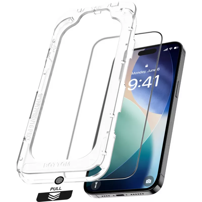 Apsauginis stiklas Nevox NEVOGLASS 3D iPhone Air 6,6 col. EASY APP