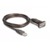 Adapteris USB 2.0 Type-A į RS-232 D-Sub 9 kontaktų kištuką DeLOCK 62646