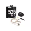 Shure SE535 laidinės ausinės į ausį scenai/studijai skaidrios