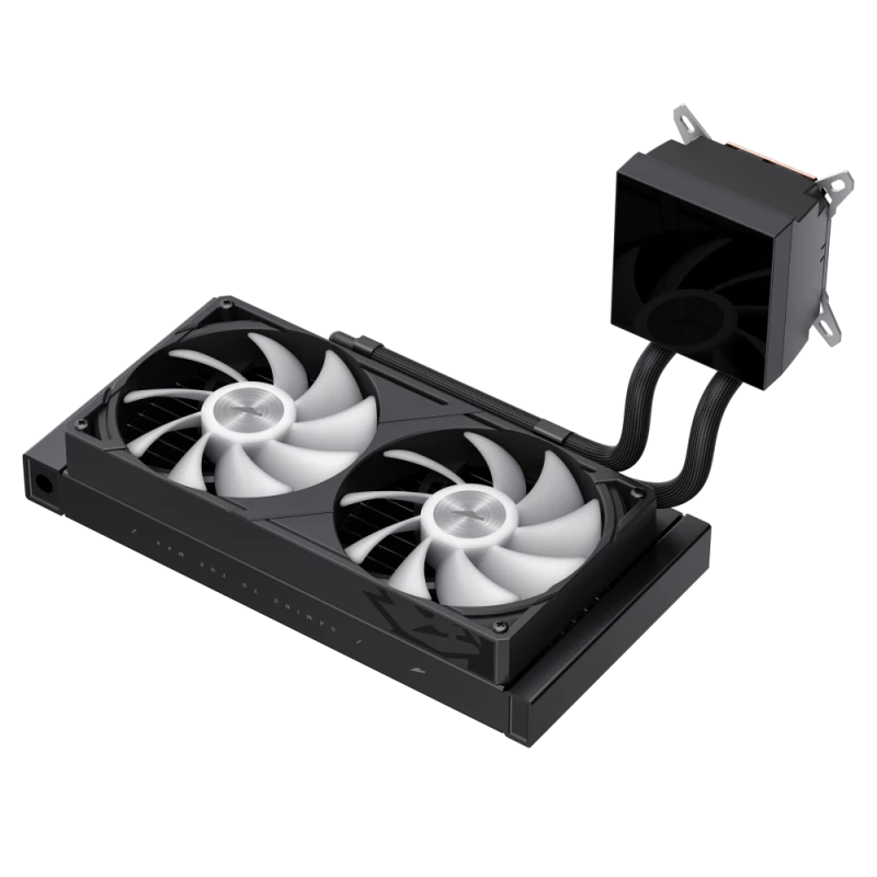Gamemax GLACIER 240 LCD BK skysčio aušintuvas procesoriui | Intel, AMD