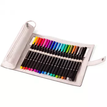 Fineliner rašikliai Staedtler Triplus rPP 20 vnt., vandens pagrindo rašalas, spalvų asortimentas