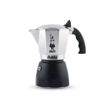 Kavinukas Bialetti Brikka 0,17 L – viryklinis espresso, 4 puodeliai, aliuminis, ne indukcinis
