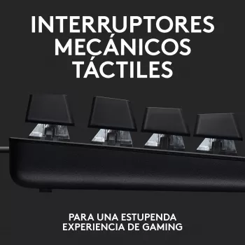 Logitech G G413 TKL SE, laidinė, USB, mechaniniai jungikliai, QWERTY, LED, juoda