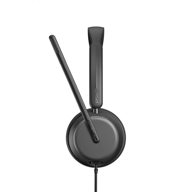 Ausinės EPOS IMPACT 860 ANC laidinės, ant galvos, biurui / skambučių centrui, USB-C, juodos