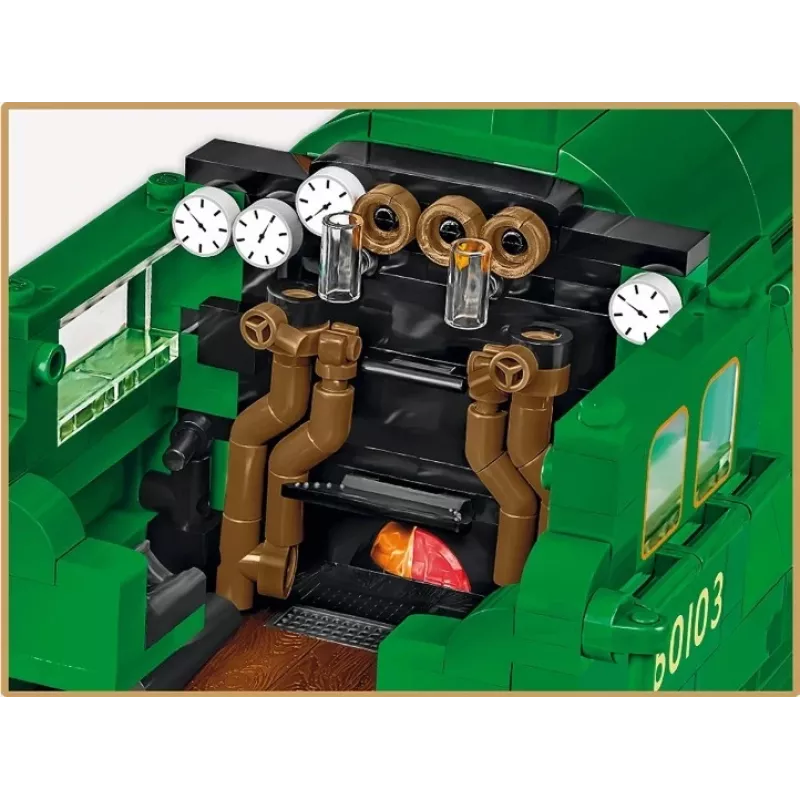 Cobi Flying Scotsman britiškas garvežys, konstruktorius, 1:35, 2677 dalys