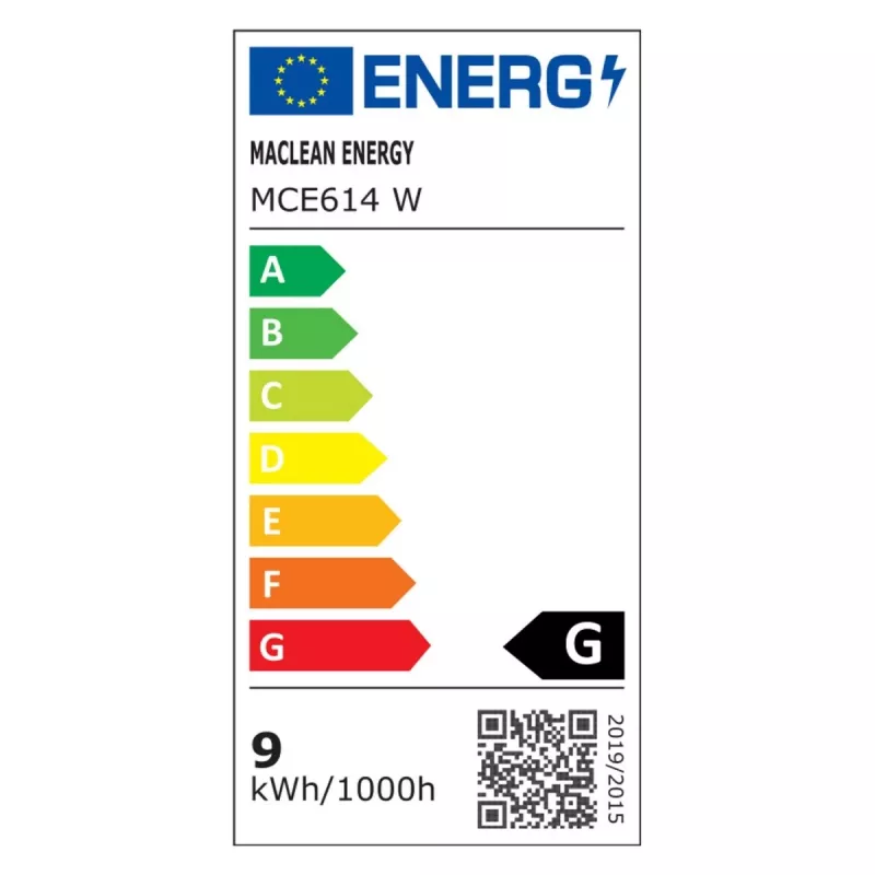 LED stalinė lempa MACLEAN MCE614W 9W balta, reguliuojamas polinkis ir reguliuojamas ryškumas