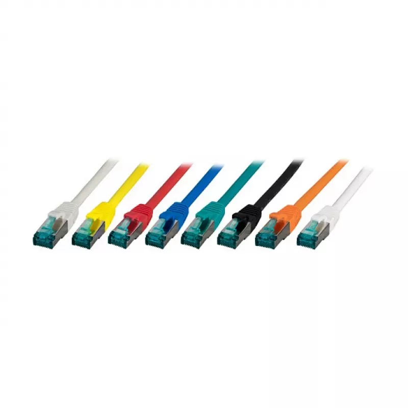 EFB-Elektronik RJ45 jungiamasis laidas Cat.6A S/FTP LSZH Violetinis 0,5m