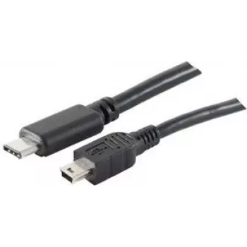 USB laidas ShiverPeaks BS77144-3.0 3 m USB-C į Mini-USB B juodas