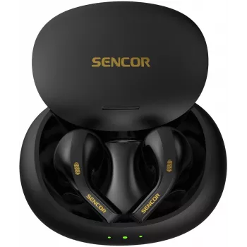 Belaidės ausinės SENCOR SEP 560BT BK, BT 5.3, veikimo laikas 6 h, 40 mAh
