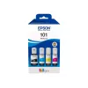 Originalus Epson EcoTank rašalo butelių 4 spalvų rinkinys – Juoda 127 ml, Cyan/Magenta/Geltona 210 ml (C13T03V64A)