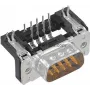 Harting D-SUB kaiščių antraštė 90° polių skaičius: 15 litavimui 09 66 262 6811 1 vnt.
