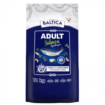 Baltica Excellent Hypoallergenic Adult L/XL sausas pašaras šunims su lašiša, 12 kg