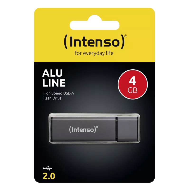 INTENSO 4GB USB 2.0 atmintukas juodas 3521451