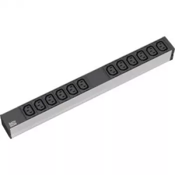 Bachmann 8.002.284 pilkas – maitinimo paskirstymo įrenginys (PDU) 48,3 cm