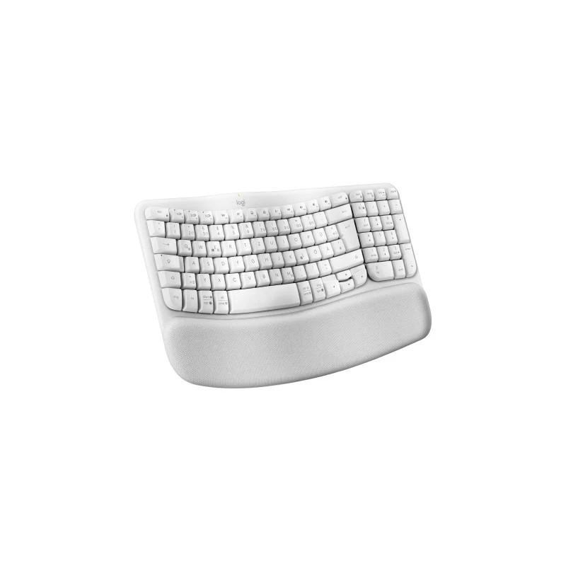 Logitech Wave Keys klaviatūra belaidė RF Bluetooth QWERTZ vokiška balta