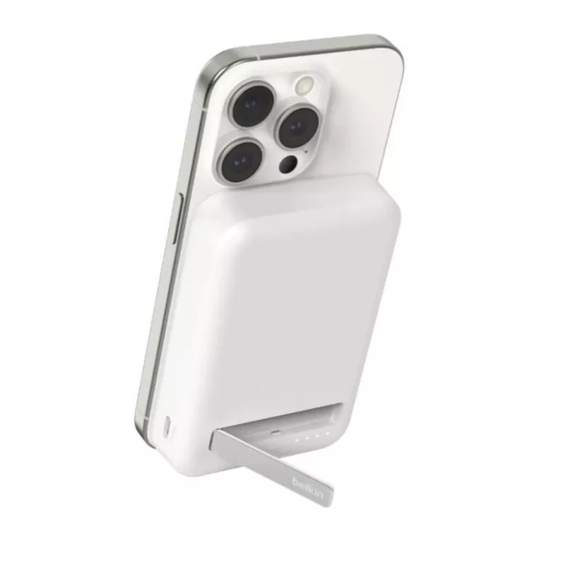 Nešiojamas belaidis įkroviklis Belkin BoostCharge Pro 15W, 10 000 mAh, baltas