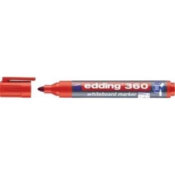 Markeris Edding e-360 raudonas – sauso trynimo lenta, dvigubas antgalis 1,5 mm ir 3 mm