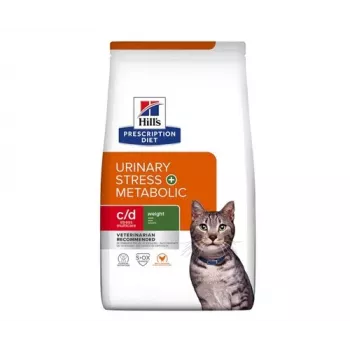 HILL'S Feline c/d Urinary Stress + Metabolic – Sausas kačių ėdalas – 3 kg