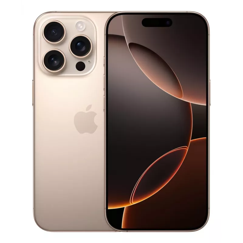 Išmanusis telefonas Apple iPhone 16 Pro 6,3 colio 512GB, A18 Pro, 48MP, Dual SIM, IP68, Sand